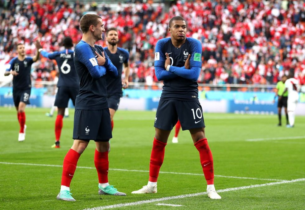 Griezmann Mbappe 1