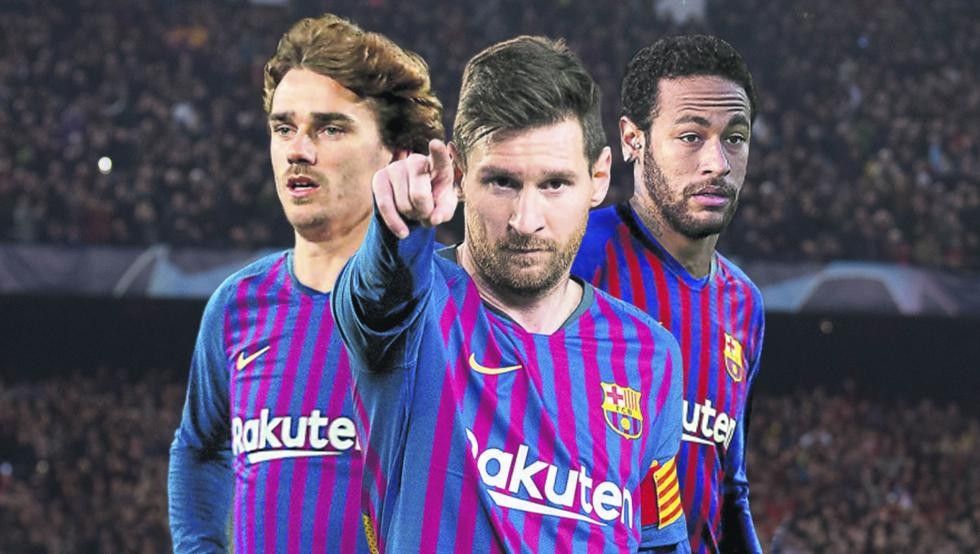 griezmann messi neymar