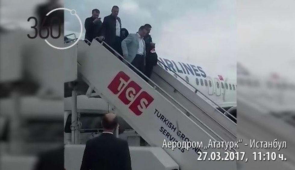 Gruevski ne aeroportin Ataturk 27 mars