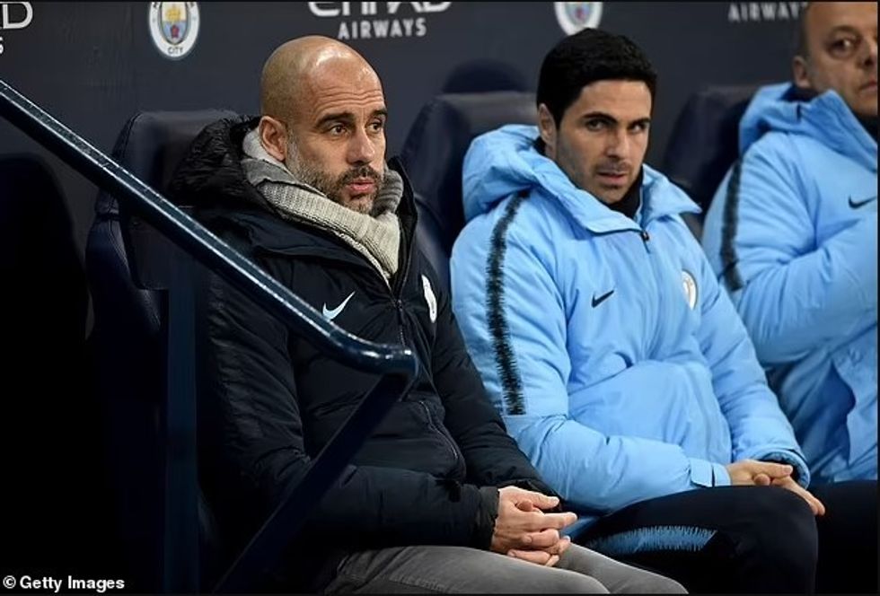 guardiola arteta
