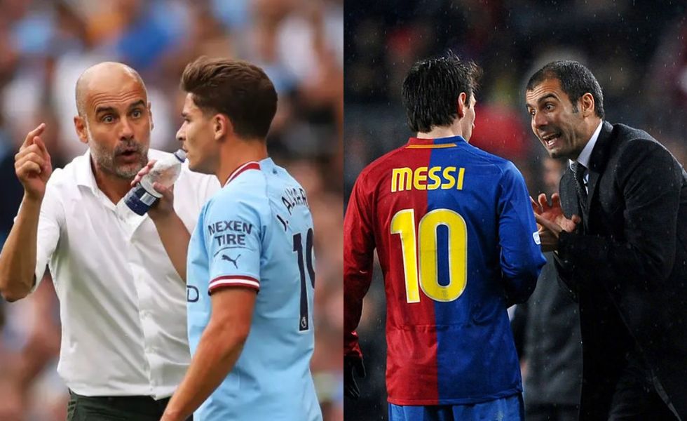 guardiola messi alvarez