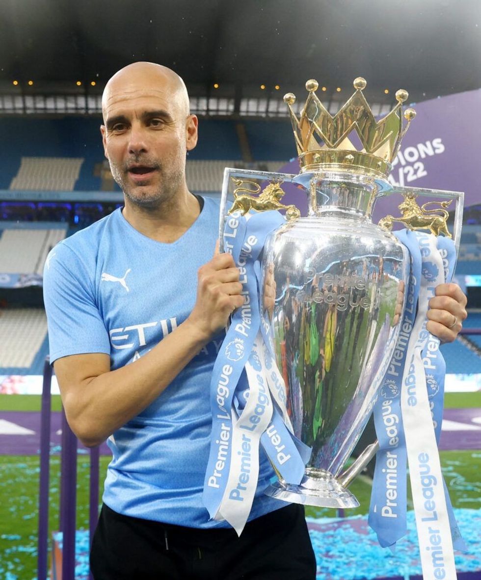 Guardiola wins the Premier League.
