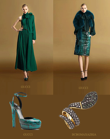 GUCCI smaragd python blog
