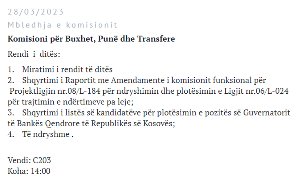 guv kuvendi komisioni