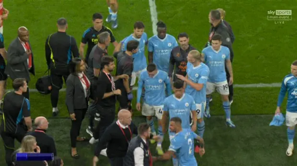 Haaland u përfshi në përplasjen e furishme