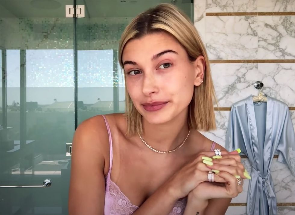 Hailey Baldwin Makeup Free Moments Slide 7
