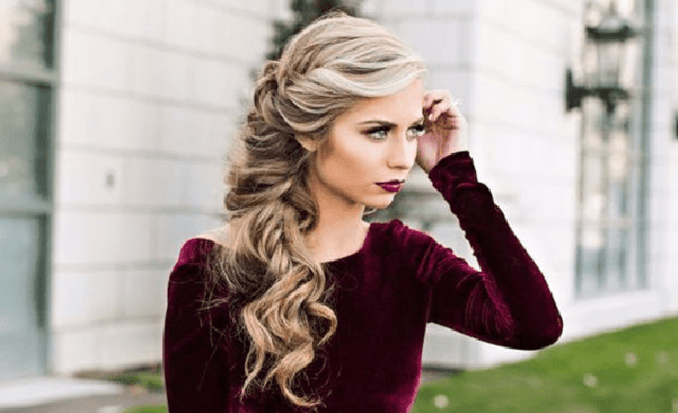 Hairstyle for New Year Eve