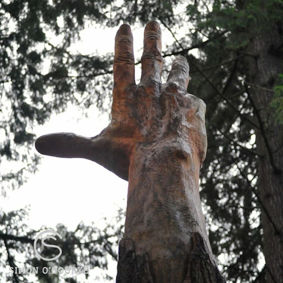 hand sculpture simon o rourke 1