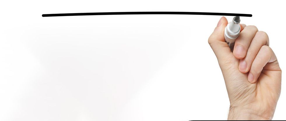 hand writing positive thinking