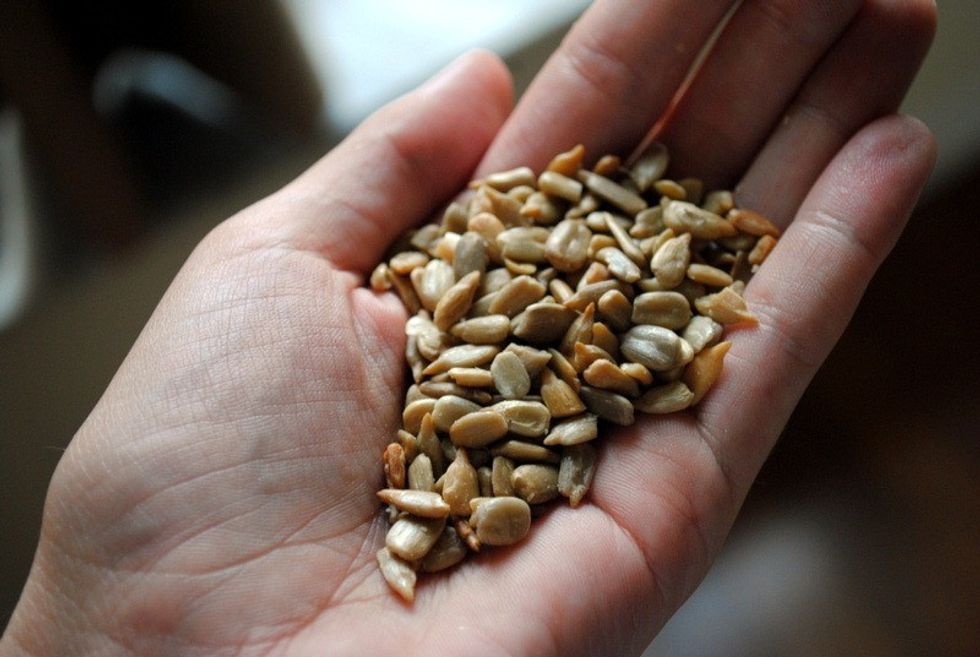handful of sunflower seeds
