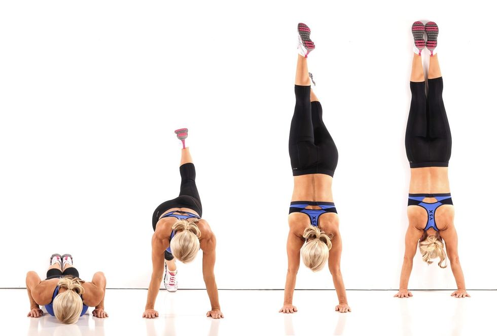 Handstand Wall Climbs 1