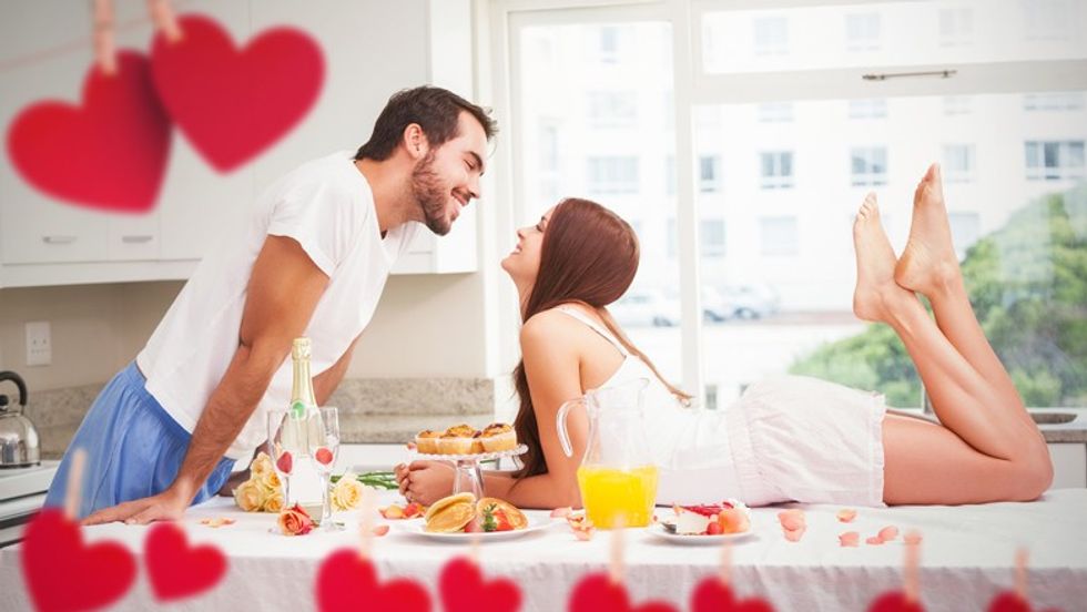 happy couple valentin