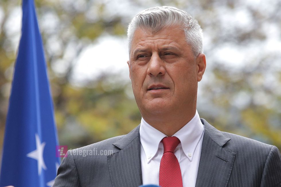 Hashim Thaci konference doreheqja nga posti i presidentit foto Ridvan Slivova 2