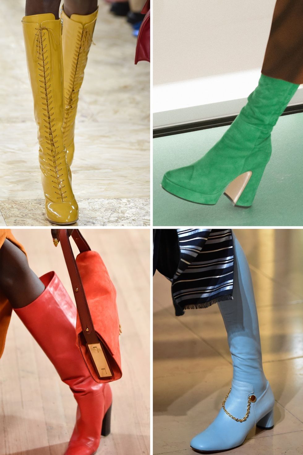 hbz 2020 shoe trends colorful boots 1575744161