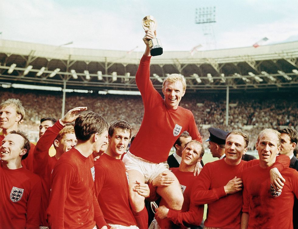 He commentated as Geoff Hurst made the third goal sealing England's World Cup victory