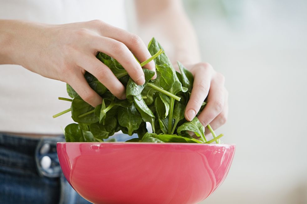 Healing properties of spinach