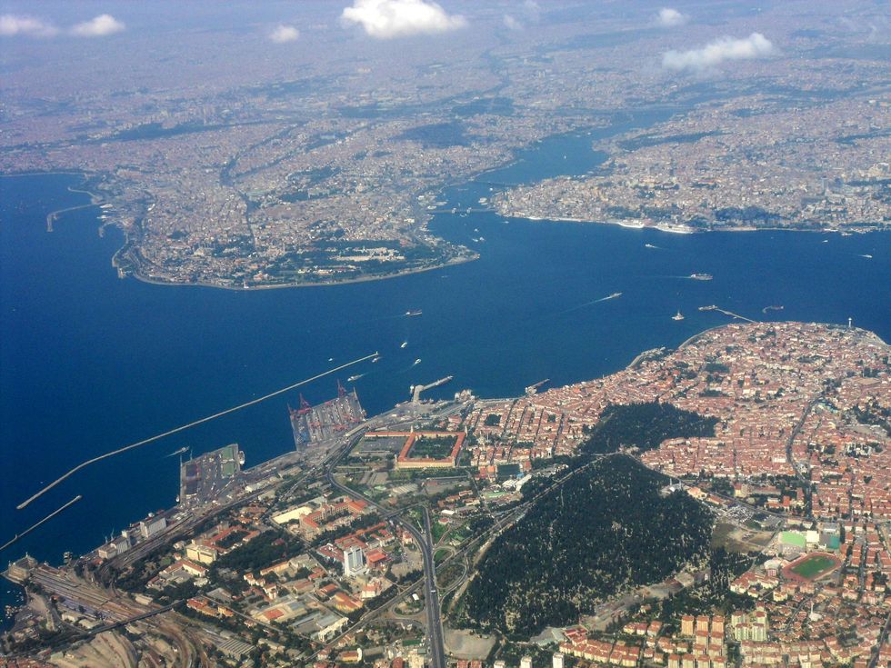 Heart Of Istanbul From Air