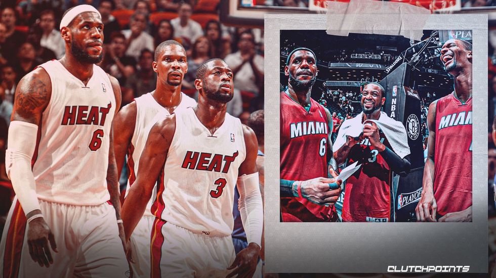 Heat video How LeBron James Dwyane Wade Chris Bosh formed Big 3 in Miami as told by Pat Riley