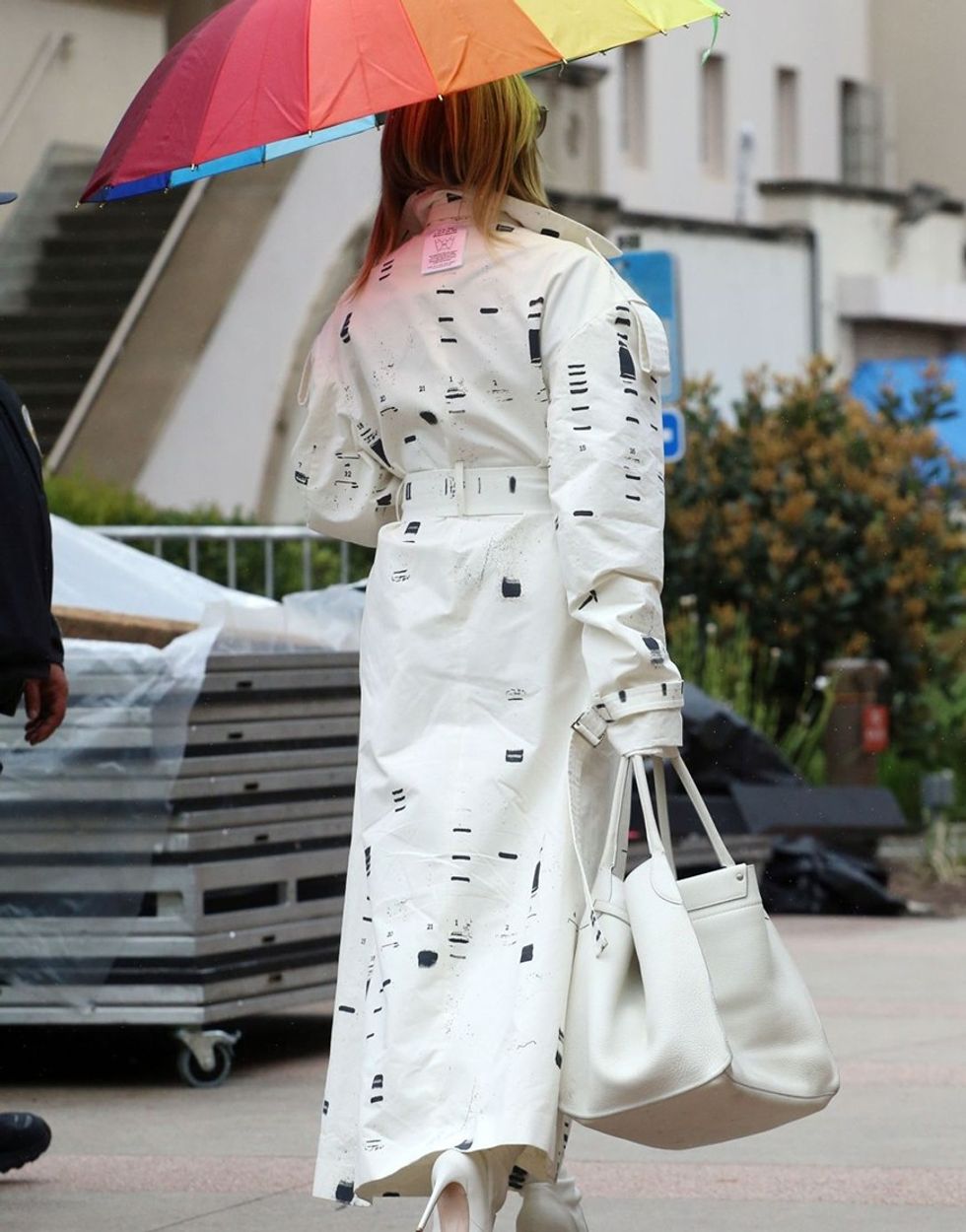 Heidi Klum Americas Got Talent Ultra Chic White Coat