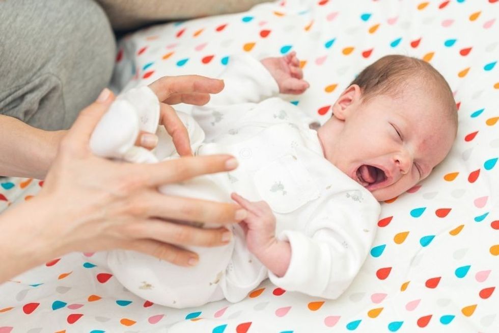 Help baby with colic sleep