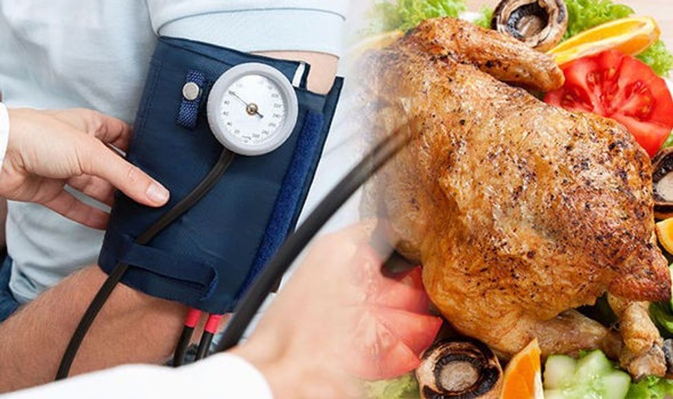 High blood pressure diet Avoid eating the skin on this meat to lower risk of hype