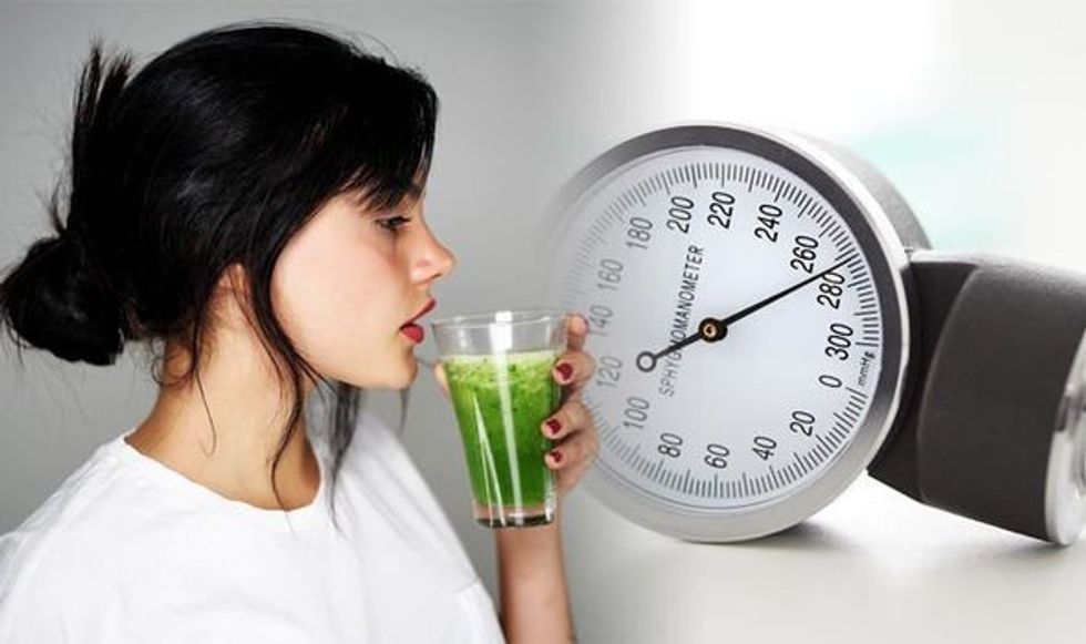 High blood pressure The green juice proven to lower your reading 1177472