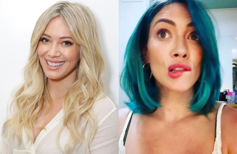 hilary20duff20blue20hair