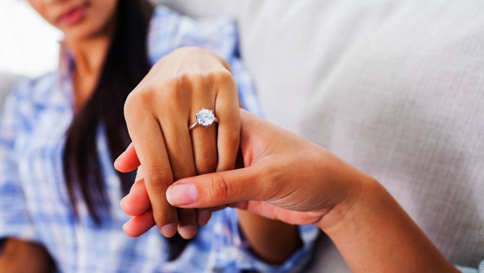 history of engagement rings