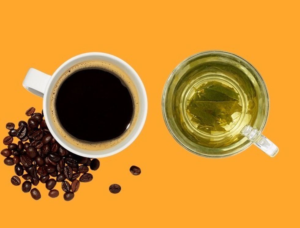 هل الشاي الاخضر يحتوى على الكافيين