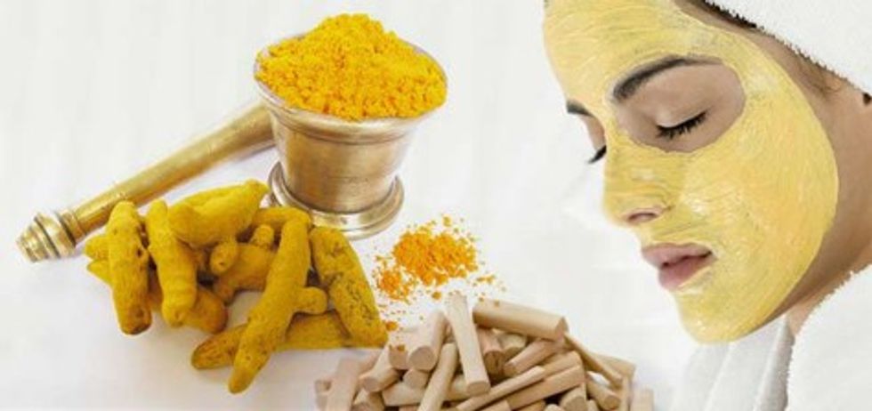 homemade beauty tips in india turmeric mask