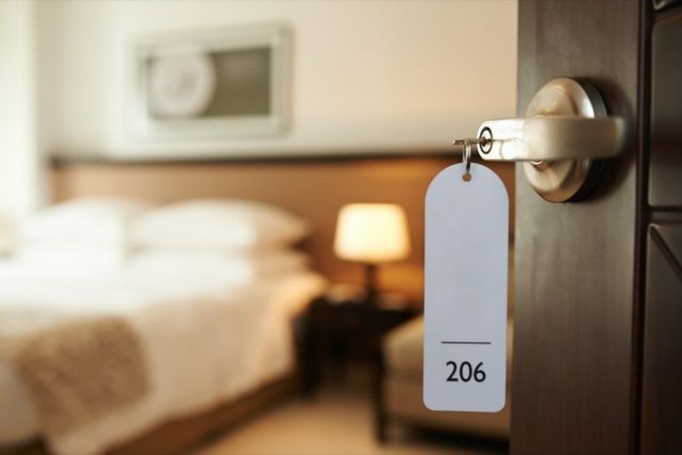 hotel room key