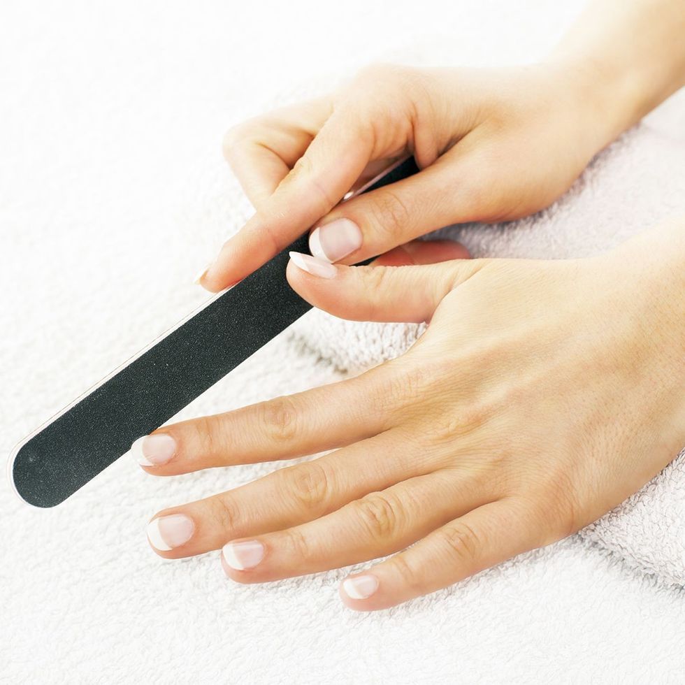 how to do a manicure at home nail tips filing nails