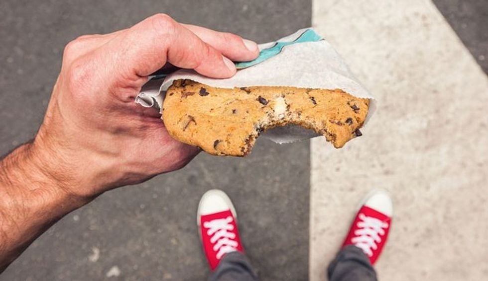 How to Overcome the Habit of Emotional Eating man and burger