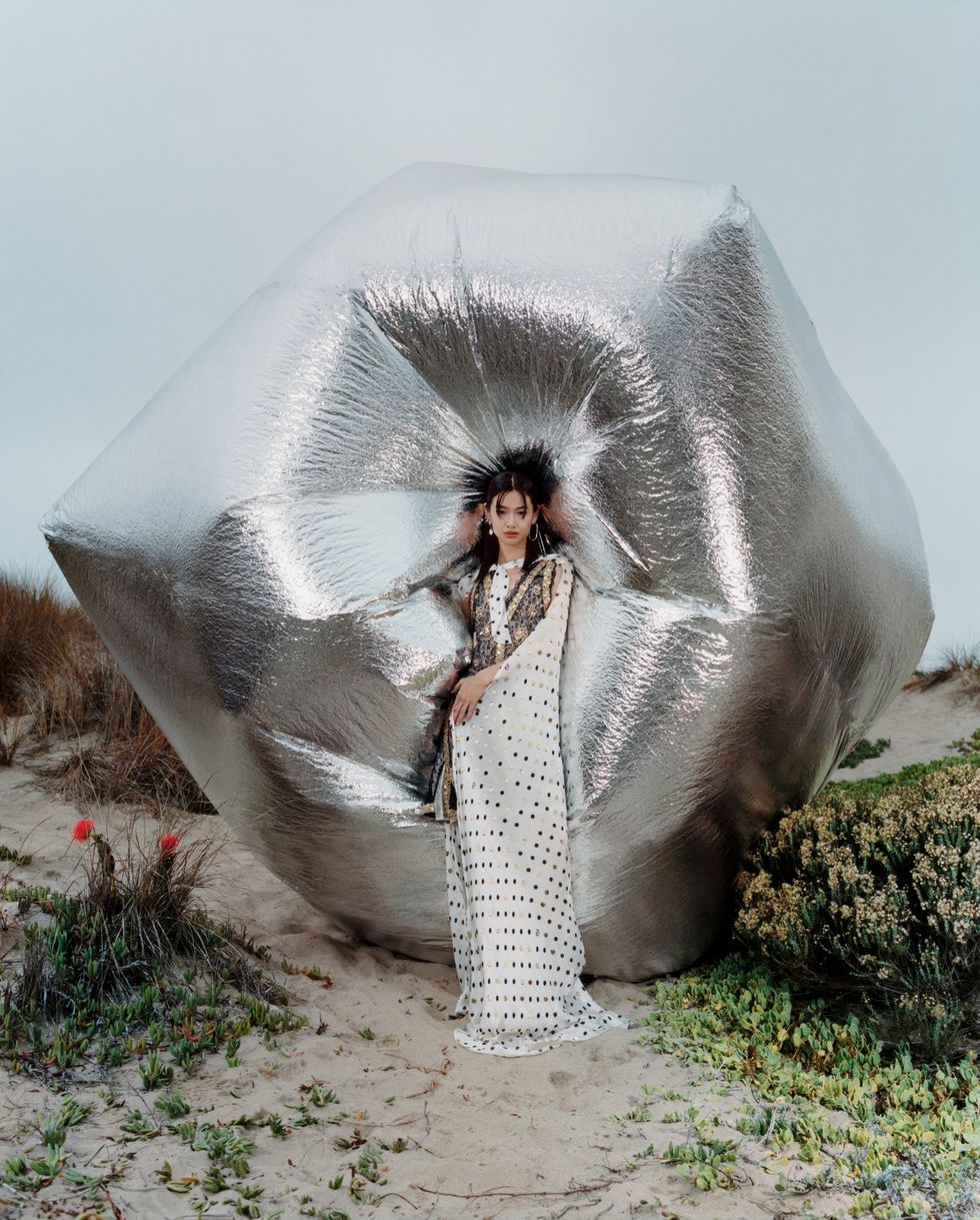 hoyeon jung vogue cover outfits