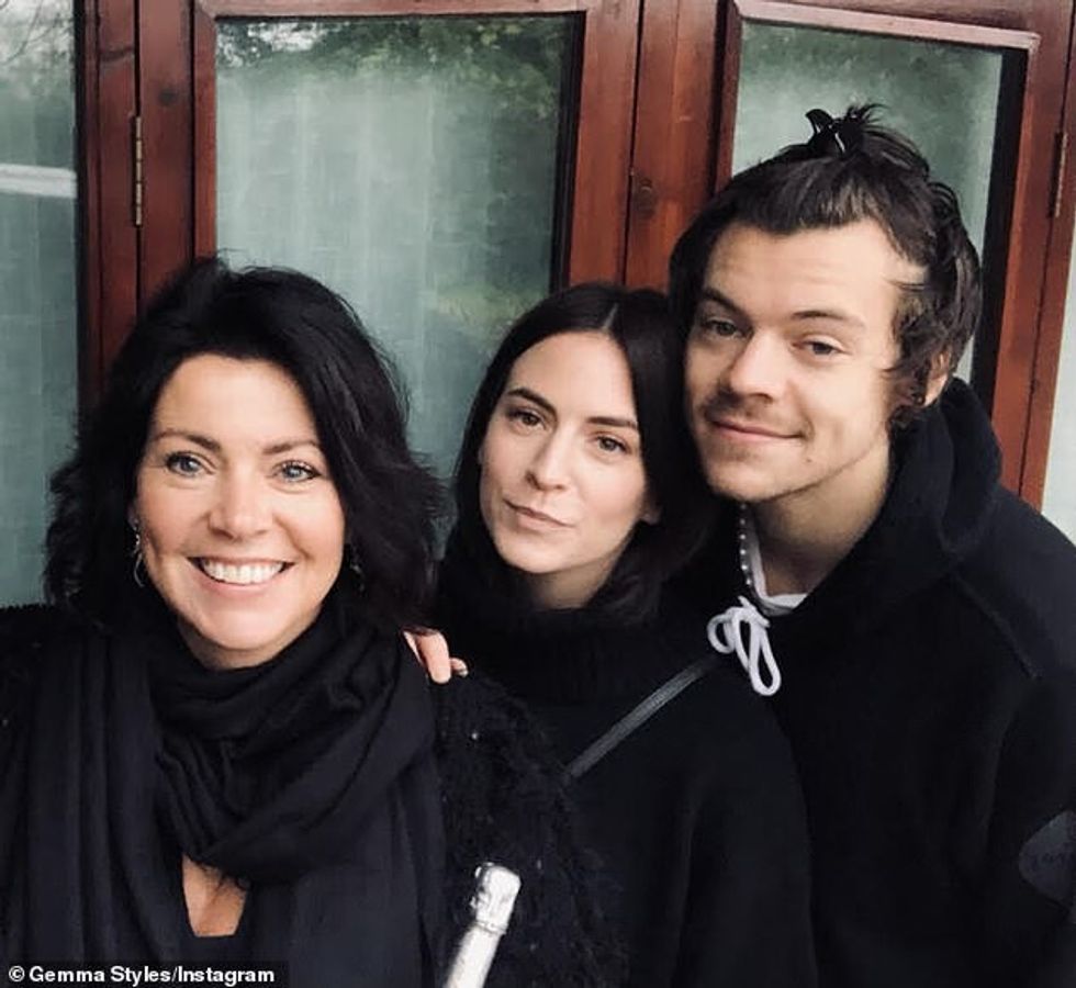 'I didn't actively want to die but I so badly wanted to opt out of what my life had become it boiled down to the same longing' (Gemma, centre, pictured with Harry and their mother Anne)
