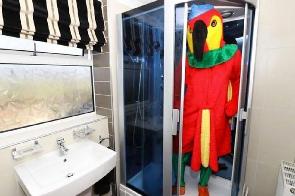 I veshur si papagall reklamon shtepine qe e ka nxjerre ne shitje foto 9