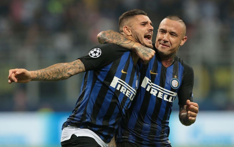 Icardi Nainggolan 2