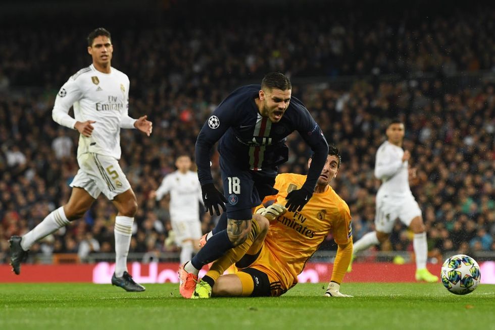 Icardi vs Real Madrid 1 1