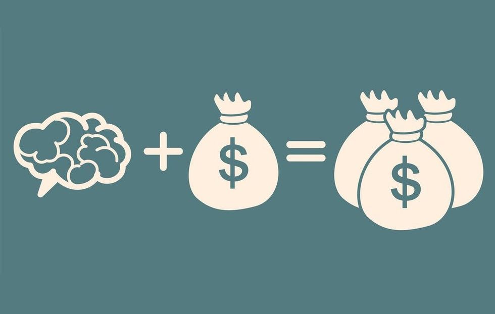 idea is money concept brain money more money vector 14908968 e1596217287391