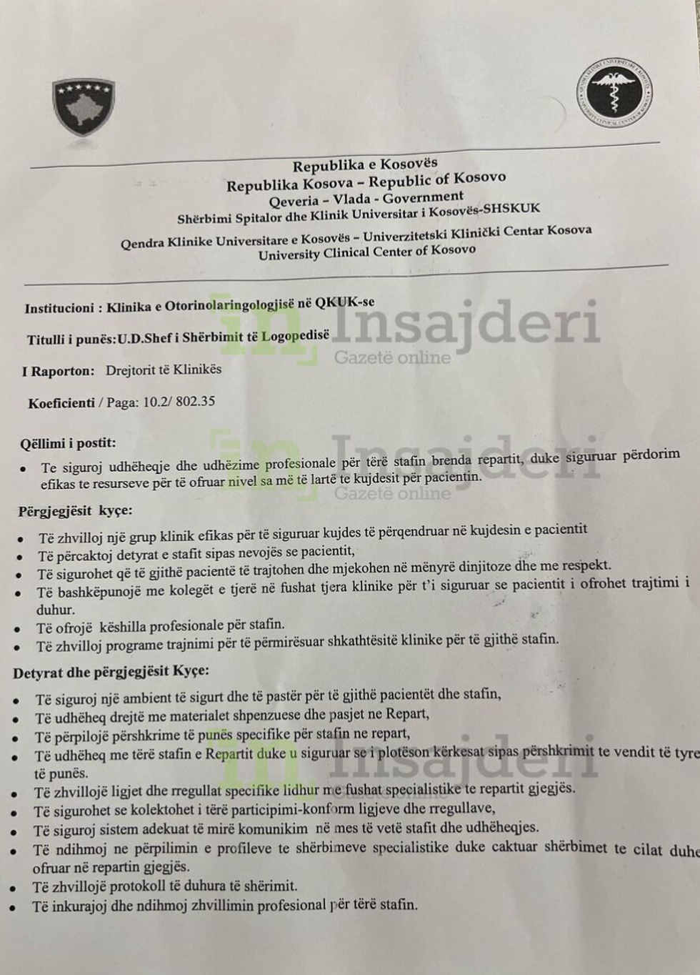 IljasaFazliu Insajderi