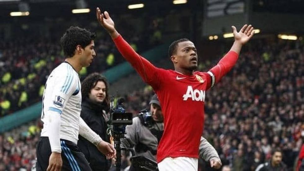 Image result for evra vs suarez