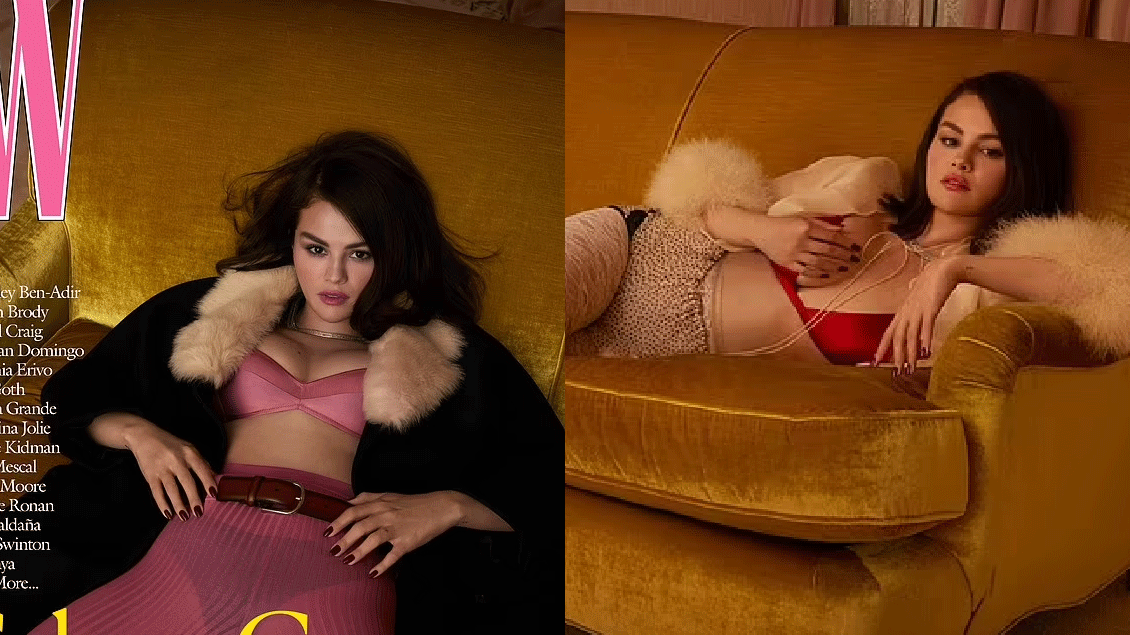 Selena Gomez pozon me të brendshme për 'W Magazine'