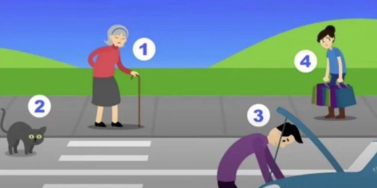 Which one would you help first? Your choice reveals how you look at ...