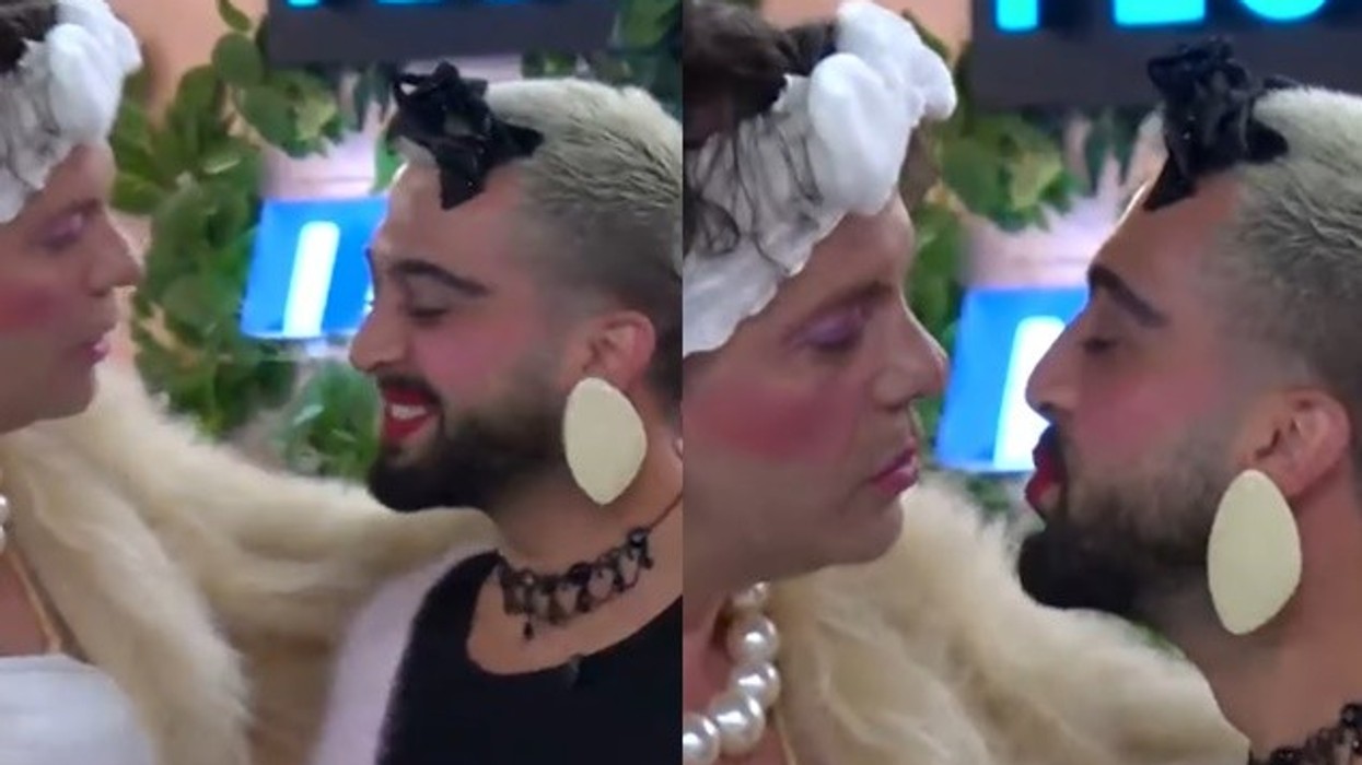 Laerti dhe Gjesti puthen në buzë, shkaktojnë të qeshura pa fund tek banorët e tjerë