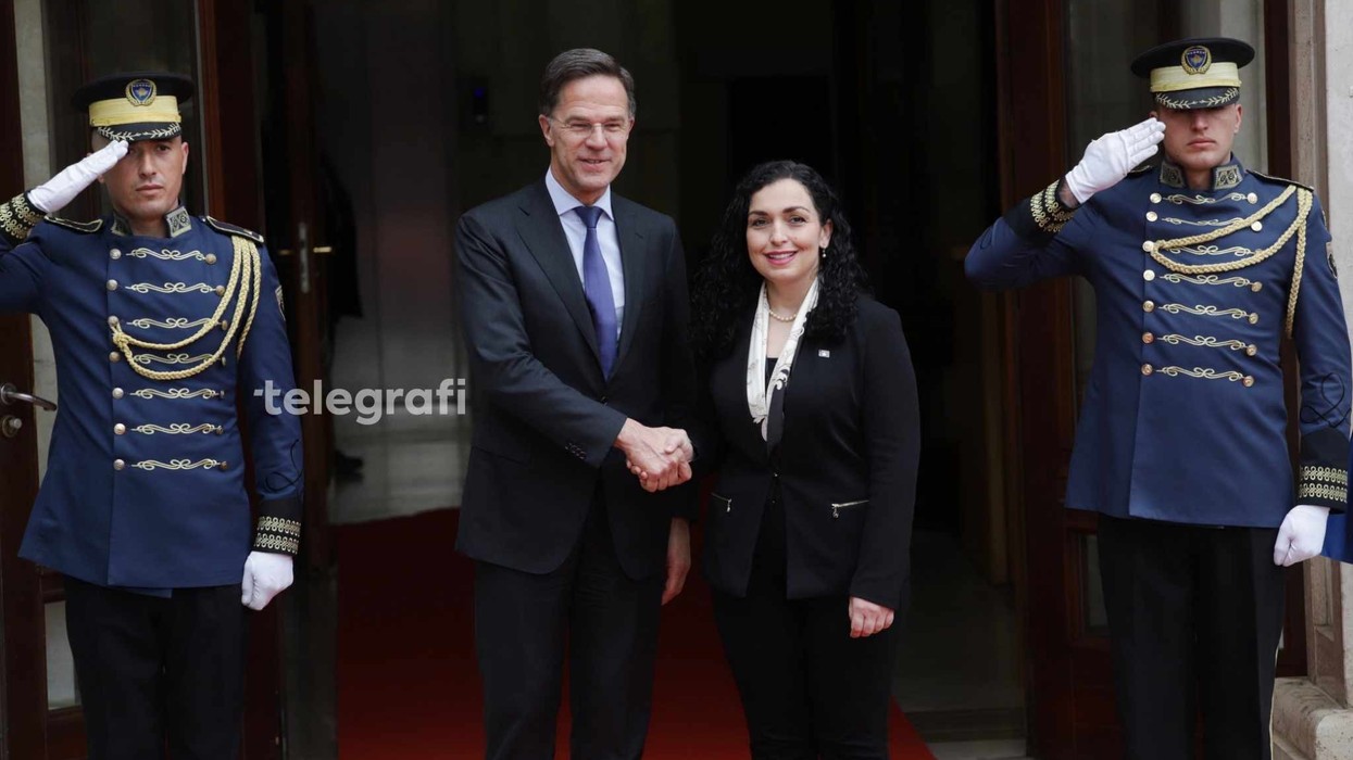 Përfundon takimi mes presidentes Osmani dhe sekretarit të përgjithshëm të NATO-s, Mark Rutte