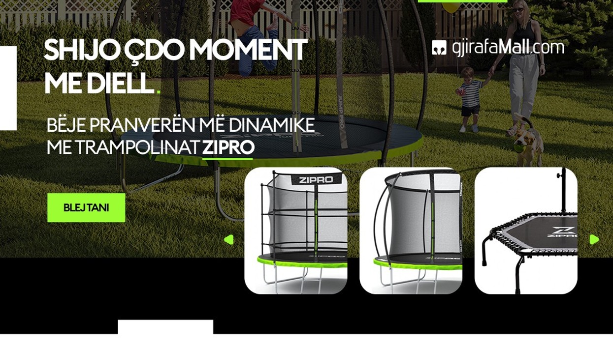 Kërceni në Pranverë me Trampolinat Zipro – Zbritje deri në 50%!