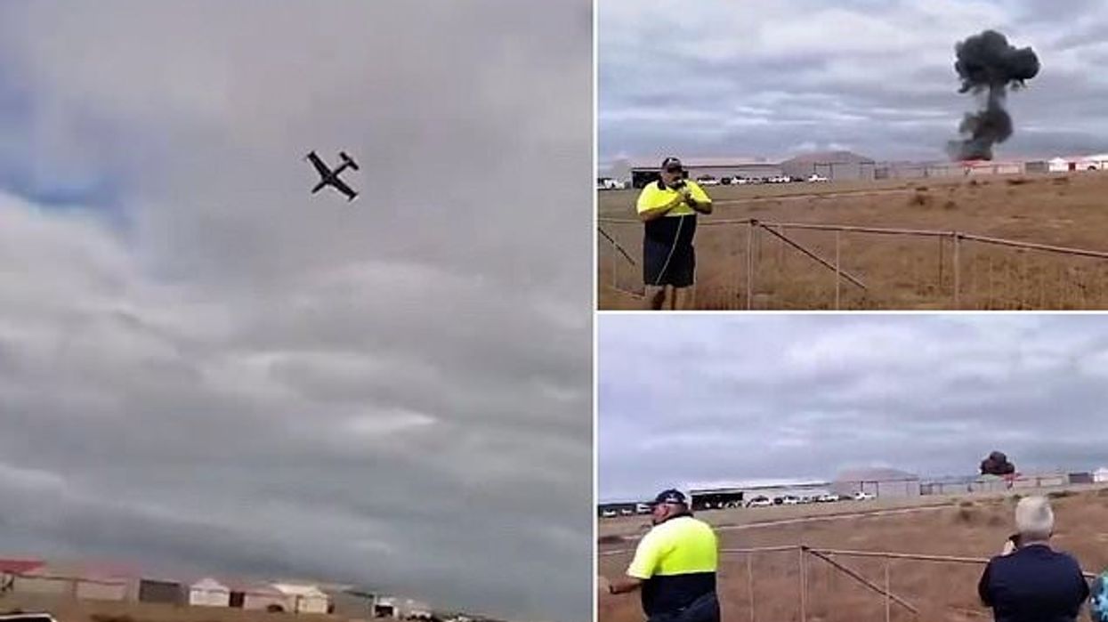 Po realizonte një “akrobacion” në Afrikën e Jugut, aeroplani fillon të bie pingul në tokë – humb jetën piloti