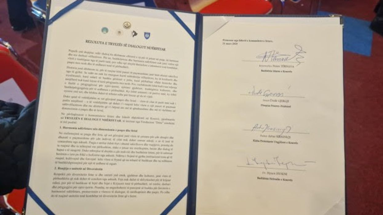 Feja, burim paqeje mes njerëzve – kjo është rezoluta e tryezës së dialogut ndërfetar në Kosovë