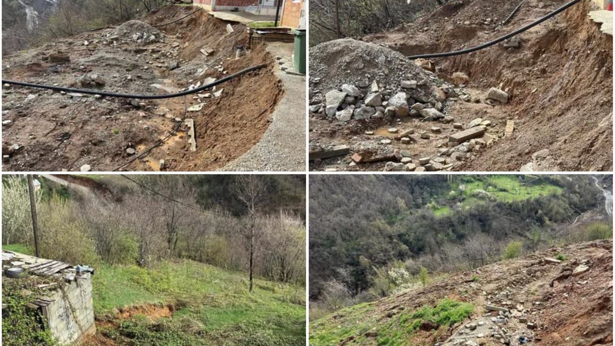 Rrëshqet dheu në fshatin Leskovec të Prizrenit, evaukohen disa familje