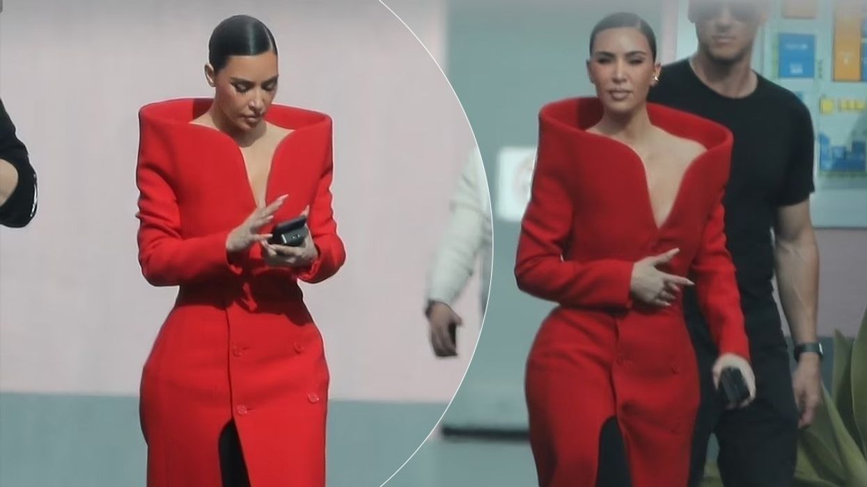 Kim Kardashian mahnit me dukjen gjatë xhirimeve të serialit të ri të Ryan Murphy